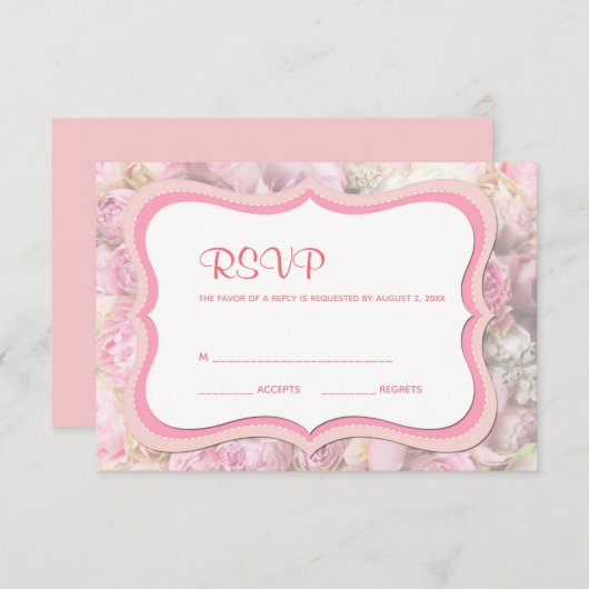 Modèle Floral vintage (Devant / Derrière)