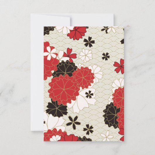 Modèle floral Vintage Sakura japonais (Devant)