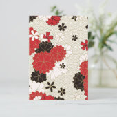 Modèle floral Vintage Sakura japonais (Debout devant)