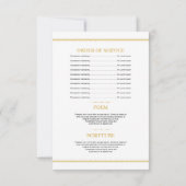 Modèle funèbre commémoratif de carte de programme (Dos)