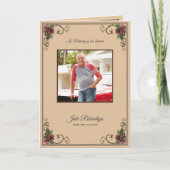 Modèle funèbre commémoratif de programme (Devant)