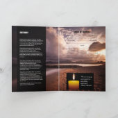 Modèle funèbre commémoratif de programme (Intérieur)