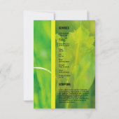 Modèle funèbre de programme (Dos)