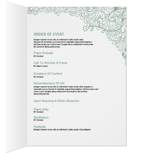 Modèle funèbre de programme (Intérieur (Droit))