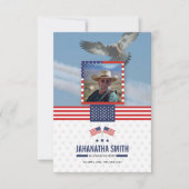 Modèle funèbre de programme pour l'armée militaire (Devant)