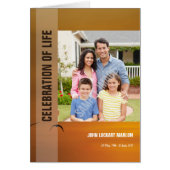 Modèle funèbre imprimable (Devant)