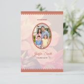 Modèle funèbre imprimable de programme (Debout devant)