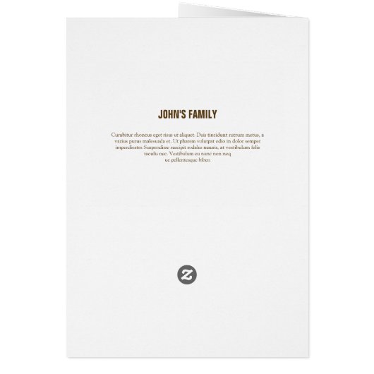 Modèle funèbre imprimable de programme (Dos)