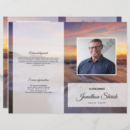 Modèle funéraire (Devant / Derrière)