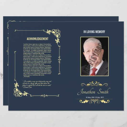 Modèle funéraire (Devant / Derrière)