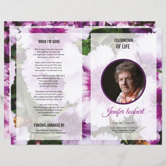 Modèle funéraire (Devant / Derrière)