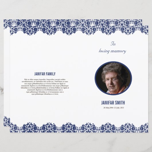 Modèle funéraire (Devant / Derrière)