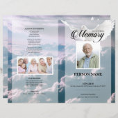 Modèle funéraire Angel colomve (Devant / Derrière)