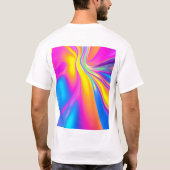 Modèle Futuriste Géométrique Abstrait T-shirt (Dos)