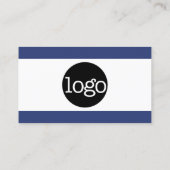 Modèle général de carte de visite avec logo (Dos)