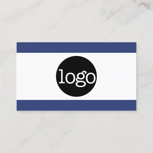 Modèle général de carte de visite avec logo (Dos)