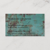 Modèle générique grunge rouillé frais de carte de (Dos)