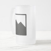 Modèle givré de tasse de bière (Devant gauche)