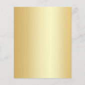 Modèle Glamour Gold Personnalisé Ajouter Votre Tex (Dos)