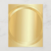 Modèle Glamour Gold Personnalisé Ajouter Votre Tex (Devant)