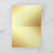 Modèle Glamour Gold Texte Manuscrit de Remerciemen (Intérieur)