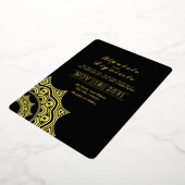 Modèle Gold Foil de la carte d'invitation de luxe (Rotation)