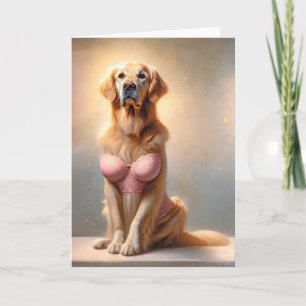 Modèle Golden Retriever pour anniversaire