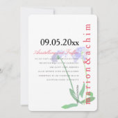 Modèle graphique invitation pois discrète (Devant)