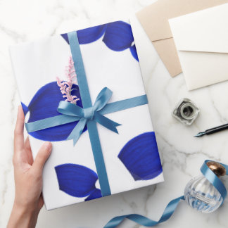 Modèle graphique papier cadeau bleu