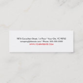 Modèle gris et rouge professionnel de carte de (Dos)