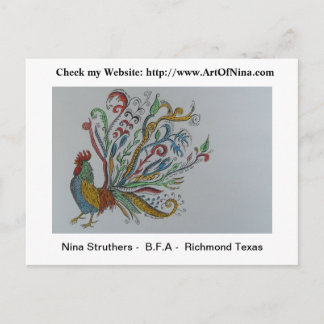 Modèle horizontal carte postale