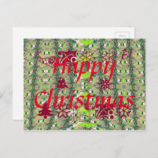 Modèle horizontal carte postale (Devant / Derrière)