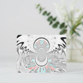 Modèle horizontal carte postale (Debout devant)