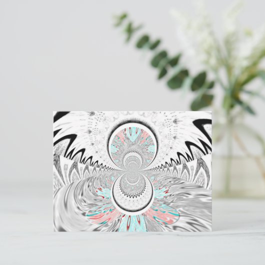 Modèle horizontal carte postale (Debout devant)