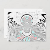 Modèle horizontal carte postale (Devant / Derrière)