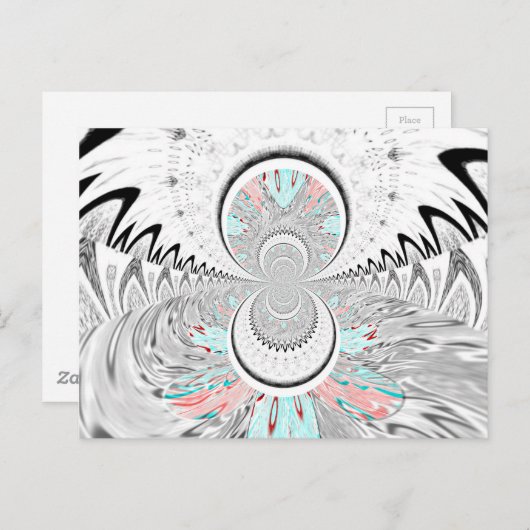 Modèle horizontal carte postale (Devant / Derrière)