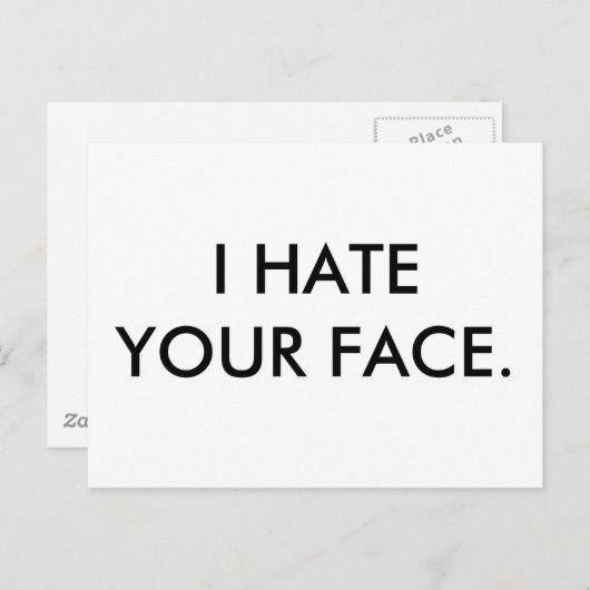 Modèle horizontal carte postale (Devant / Derrière)