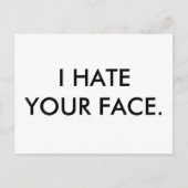 Modèle horizontal carte postale (Devant)