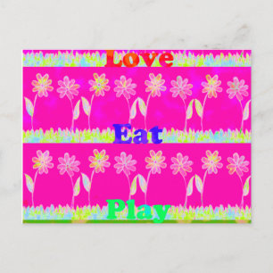 Modèle horizontal carte postale