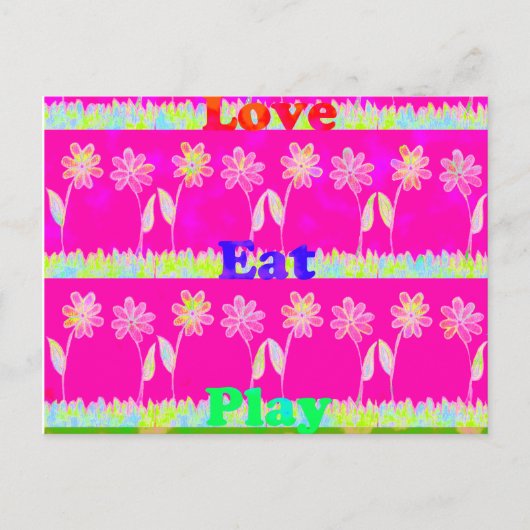 Modèle horizontal carte postale (Devant)