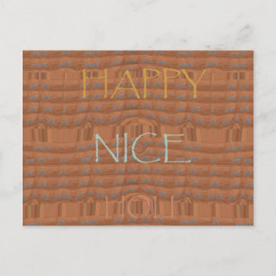 Modèle horizontal carte postale