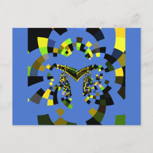 Modèle horizontal carte postale