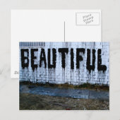 Modèle horizontal carte postale (Devant / Derrière)