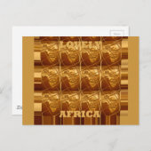 Modèle horizontal carte postale (Devant / Derrière)