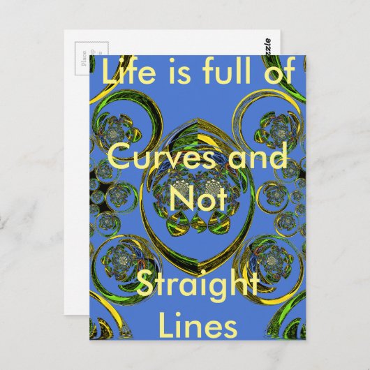 Modèle horizontal carte postale (Devant / Derrière)