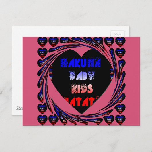 Modèle horizontal carte postale (Devant / Derrière)