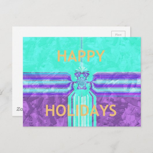 Modèle horizontal carte postale (Devant / Derrière)