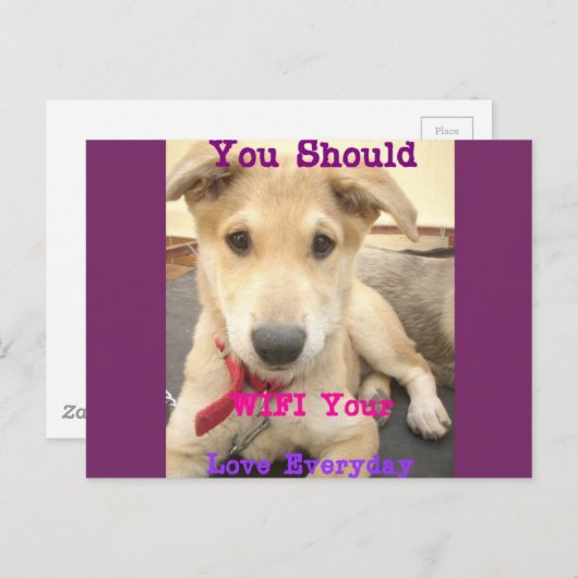 Modèle horizontal carte postale (Devant / Derrière)