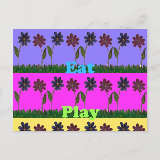 Modèle horizontal carte postale (Devant)