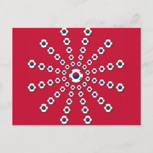 Modèle horizontal carte postale